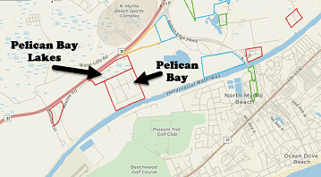 Pelican Bay Lakes adjacent to Pelican Bay