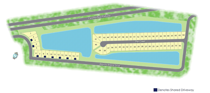 D. R. Horton Pelican Bay Lakes Community Map